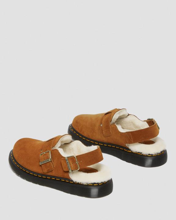 Jorge Made in England Shearling Slingback Mules