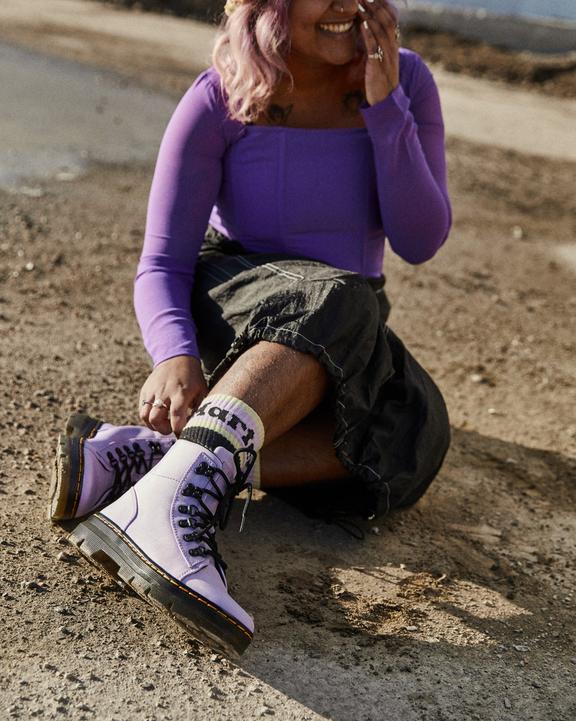 Combs Women's Nylon & Leather Casual Boots