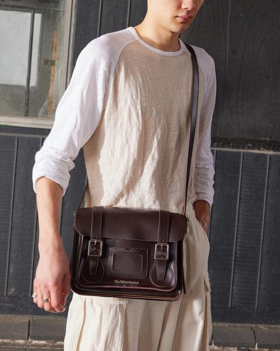 11 inch Leather Messenger Bag
