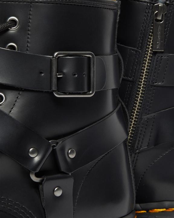Cristofor Leather Harness Lace Up Boots