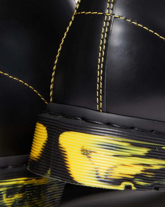 1460 Marbled Sole Smooth Leather Lace Up Boots