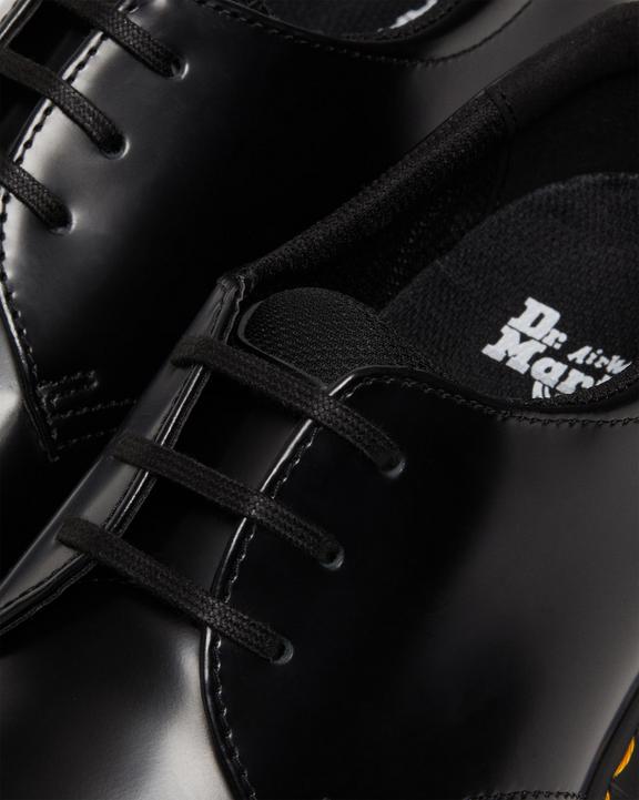 Rikard Polished Smooth Leather Platform Shoes