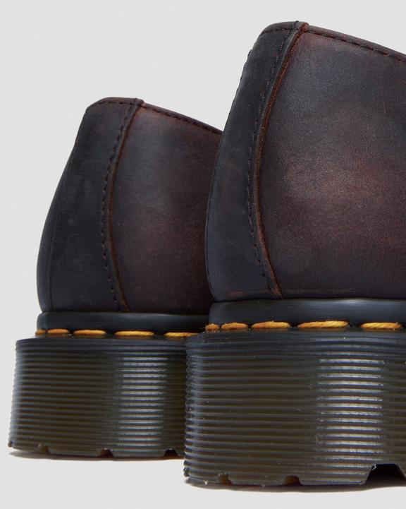 1461 Waxed Full Grain Leather Oxford Shoes