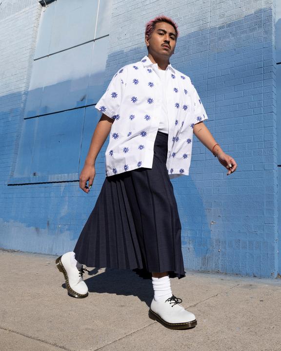 1461 Yellow Stitch Leather Oxford Shoes