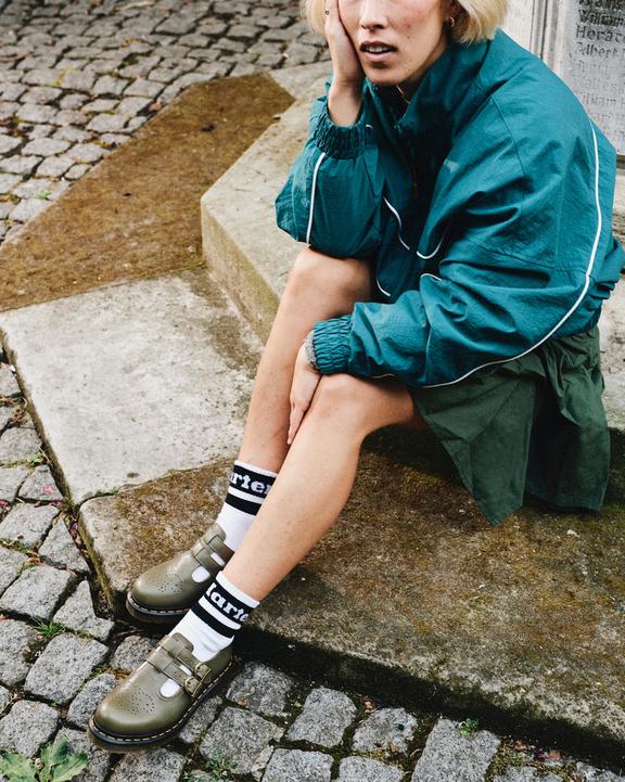 8065 Carrara Leather Mary Jane Shoes