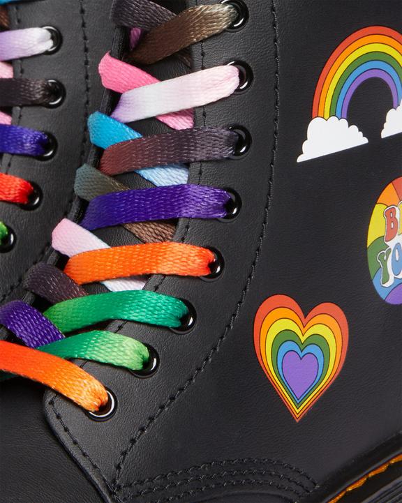 Junior 1460 For Pride Leather Lace Up Boots