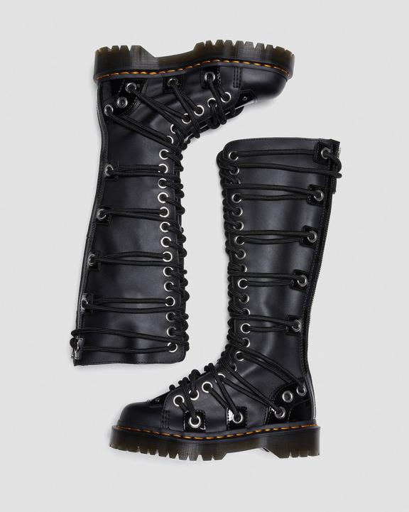 Daria 1b60 Bex Lace Up Leather Knee High Boots