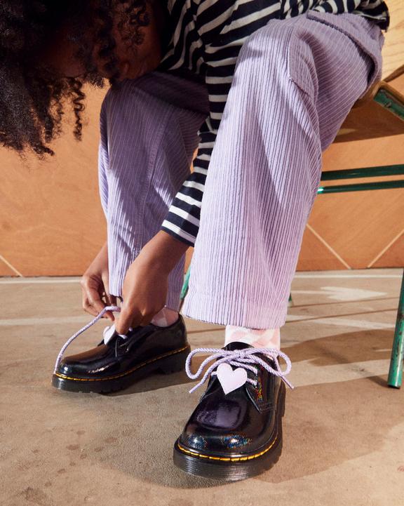 Junior 1461 Shimmer Heart Oxford Shoes