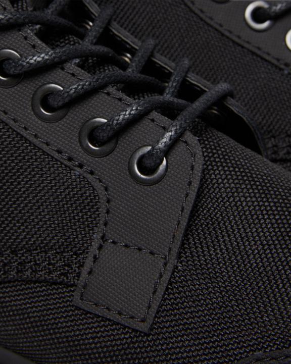 Audrick 10-Eye Poly & Leather Platform Boots