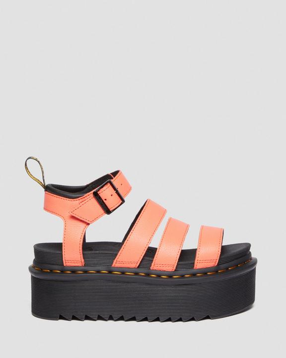 Blaire Pisa Leather Platform Strap Sandals
