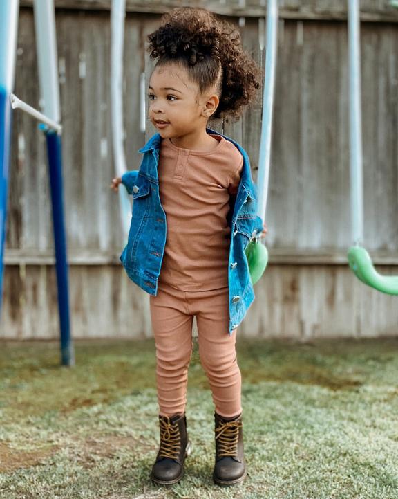 Junior 1460 Wildhorse Leather Lace Up Boots