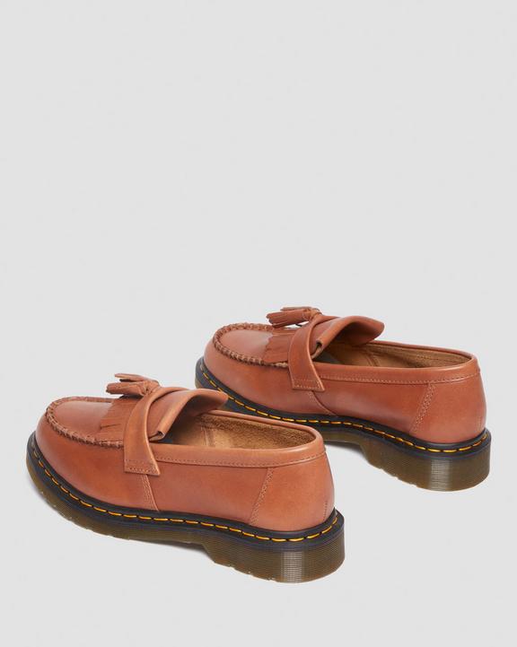 Adrian Carrara Leather Tassel Loafers