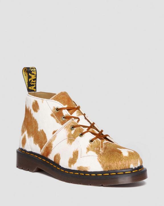 Church Hair-On Cow Print Monkey Boots