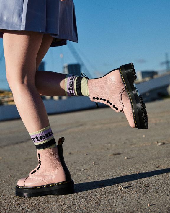 Sincalir Milled Nappa Leather Platform Boots