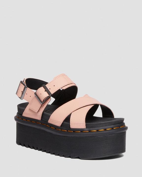 Voss II Athena Leather Strap Platform Sandals