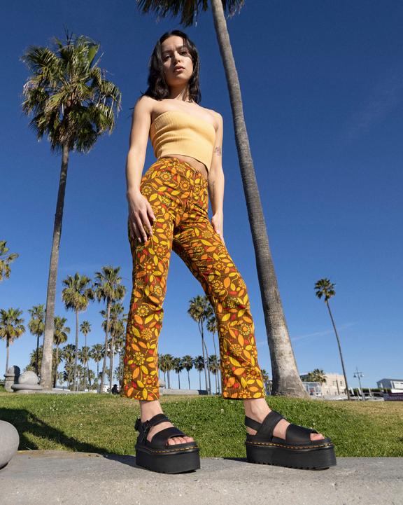 Voss Women's Leather Strap Platform Sandals