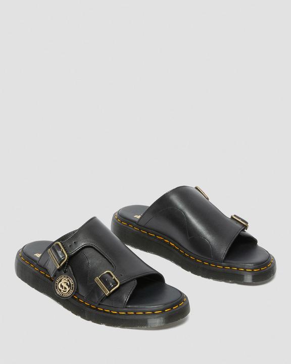Dayne Made in England Leather Slide Sandals