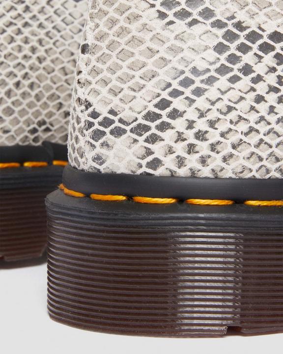 2046 Snake Print Suede Oxford Shoes