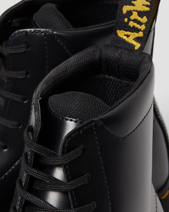 Rikard Smooth Leather Platform Lace Up Boots