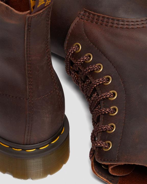 1460 Pascal Waxed Full Grain Leather Lace Up Boots