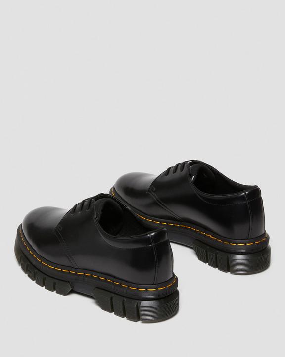 Rikard Polished Smooth Leather Platform Shoes