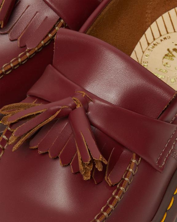 Adrian Made in England Quilon Leather Tassel Loafers