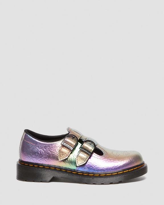 Junior 8065 Rainbow Crinkle Leather Mary Jane Shoes