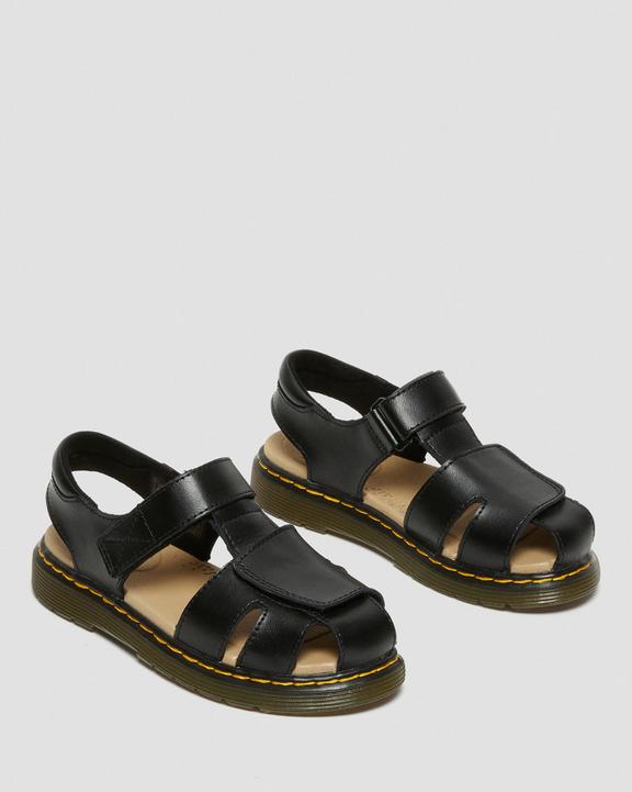 Junior Moby II Leather Velcro Sandals