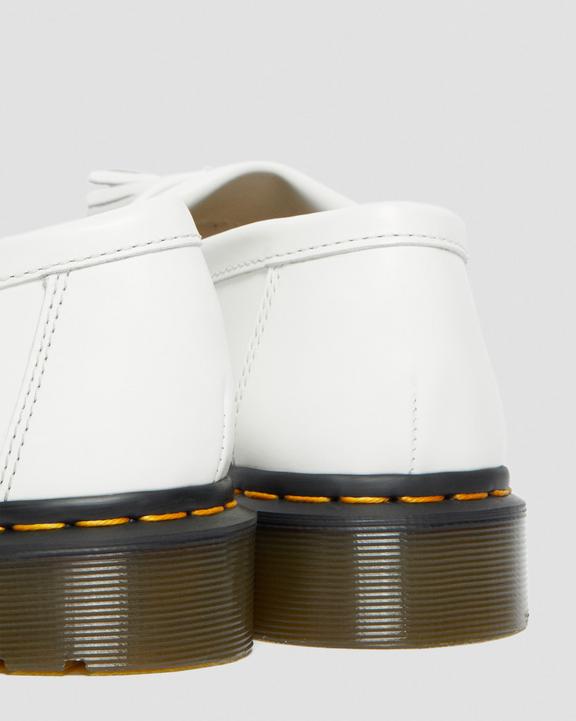 Adrian Yellow Stitch Leather Tassel Loafers