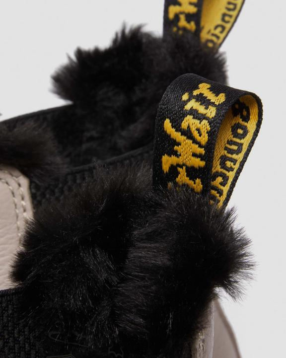 2976 Leonore Faux Fur-Lined Virginia Leather Chelsea Boots