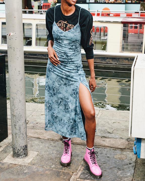 1460 Women's Patent Leather Lace Up Boots