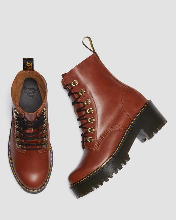 Leona Women's Farrier Leather Heeled Boots