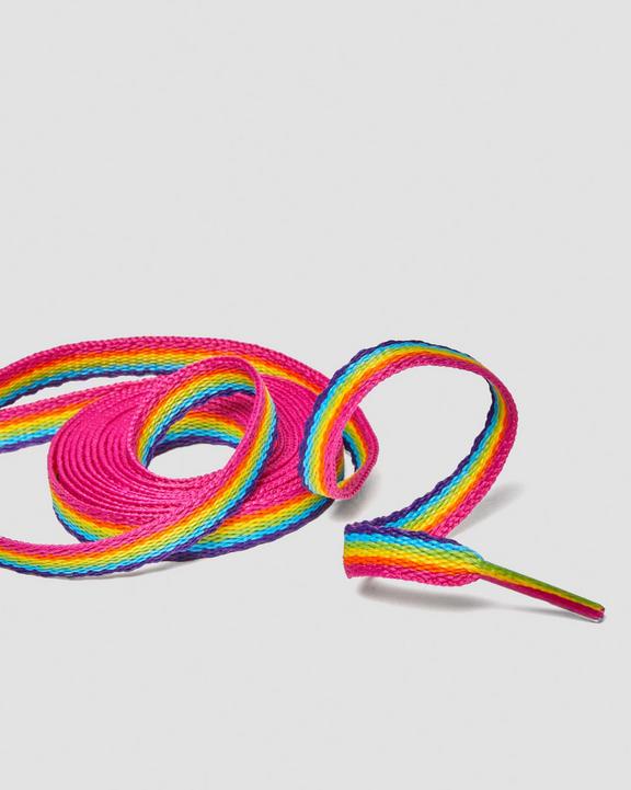 83 Inch Flat Rainbow Shoe Laces (12-14 Eye)