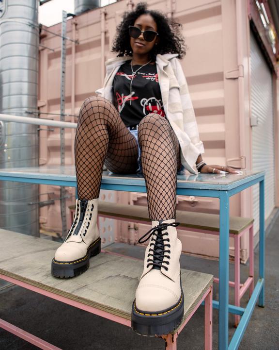 Sincalir Milled Nappa Leather Platform Boots