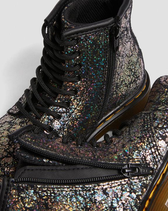 Toddler 1460 Crinkle Metallic Lace Up Boots