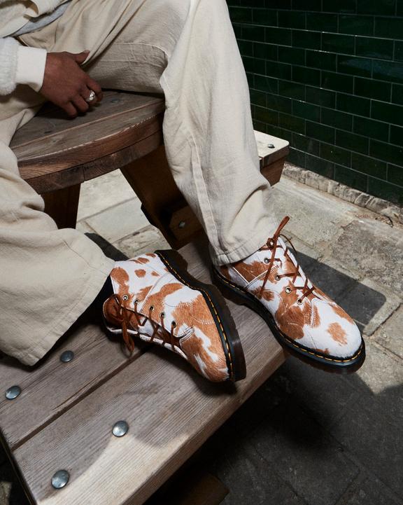 Church Hair-On Cow Print Monkey Boots