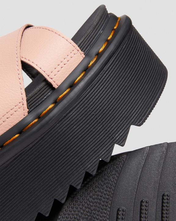 Voss II Athena Leather Strap Platform Sandals