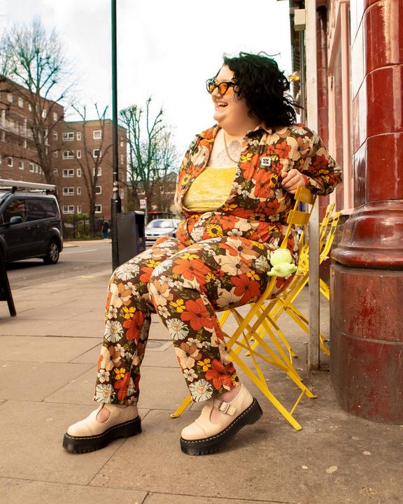 Bethan Pisa Leather Platform Mary Jane Shoes