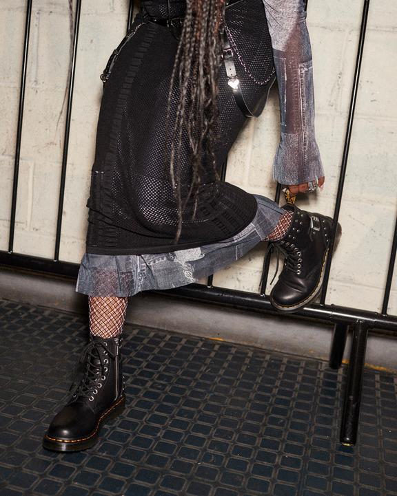 1460 Pascal Hardware Nappa Leather Lace Up Boots