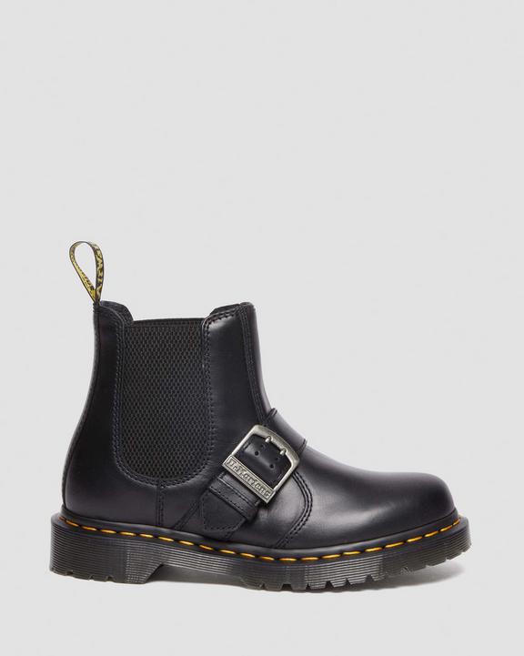 2976 Buckle Pull Up Leather Chelsea Boots