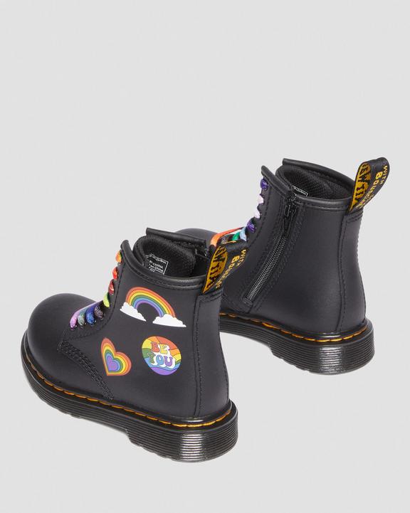 Toddler 1460 For Pride Leather Lace Up Boots