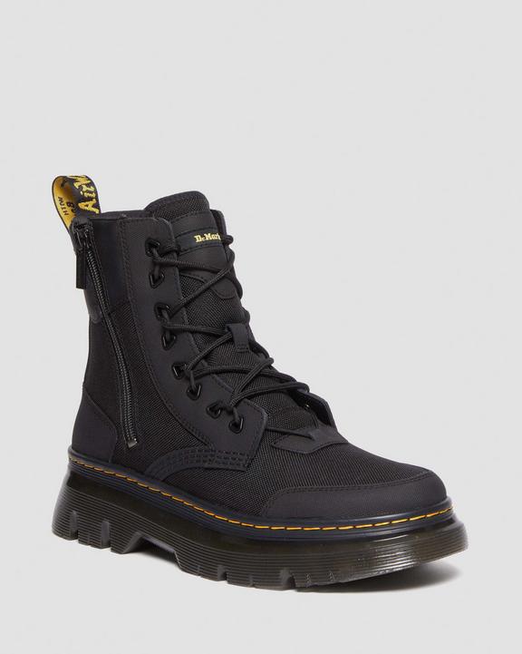 Tarik Zip Poly & Leather Utility Boots