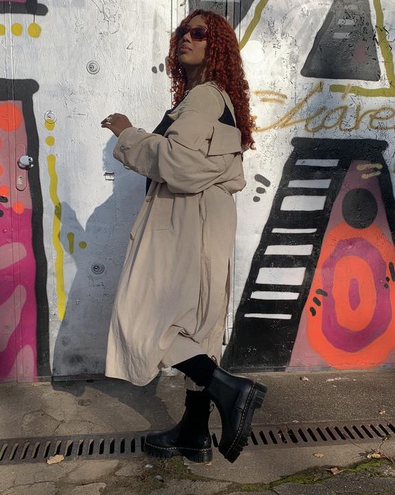 Audrick Nappa Leather Platform Chelsea Boots