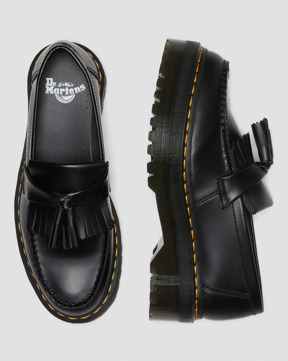 Adrian Leather Platform Tassel Loafers