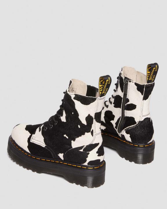 Jadon Boot Hair-On Cow Print Platforms