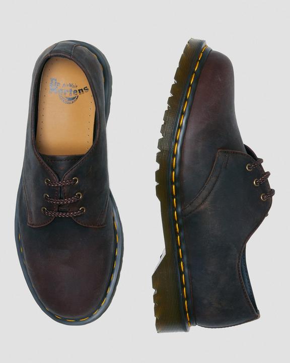 1461 Waxed Full Grain Leather Oxford Shoes