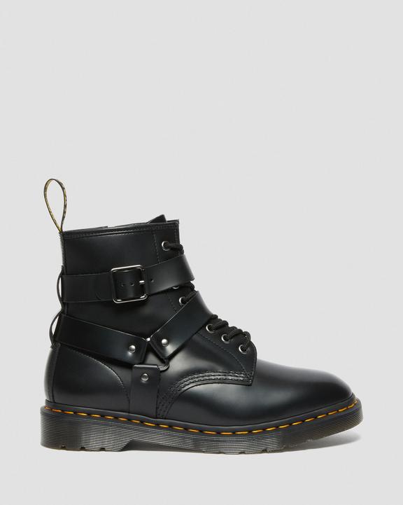 Cristofor Leather Harness Lace Up Boots