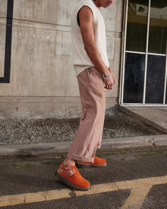 Jorge II Suede & Leather Slingback Mules