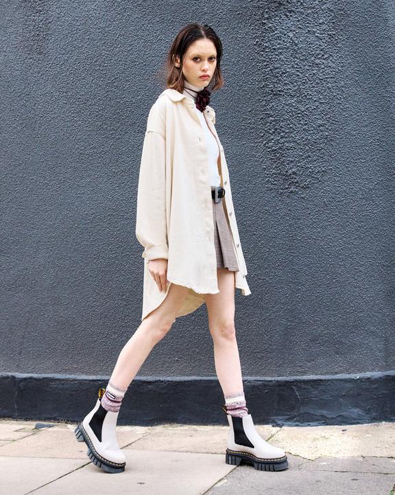 Audrick Nappa Leather Platform Chelsea Boots