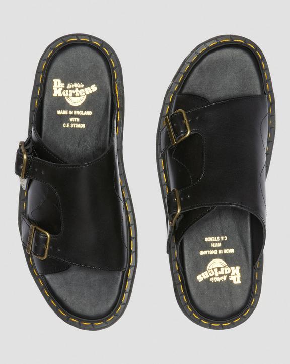 Dayne Made in England Leather Slide Sandals